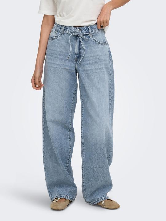 Actual product image Only ONLGIANNA Mid waist balloon cut jeans Straight fit jeans (31, W31/L30)