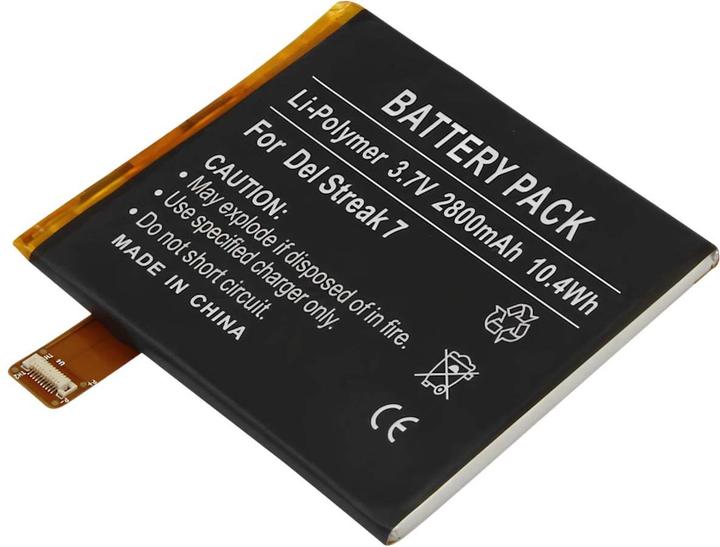 Produktbild Avizar Akku 2800mAh für Dell Streak 7 Tablet