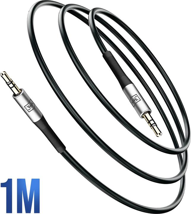 Actual product image 3MK Cable AUX Jack 3.5 mm - Jack 3.5 mm 1m (1 m)