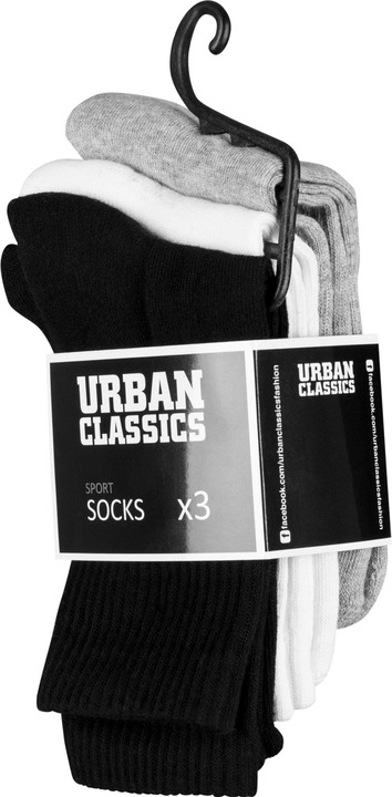 Produktbild Urban Classics Sport Socks 3-Pack (3er Pack, 47 - 50)