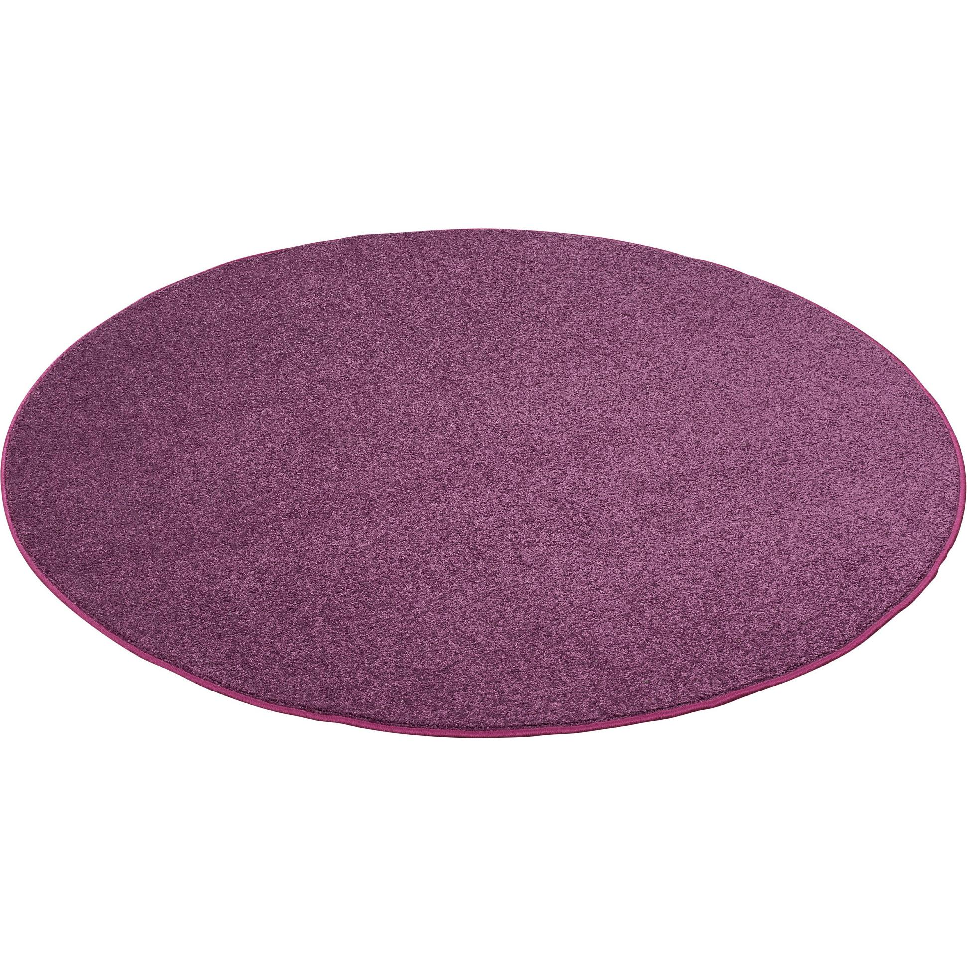Snapstyle, Teppich, Hochflor Velours Teppich Luna Rund (Ø 100 cm)