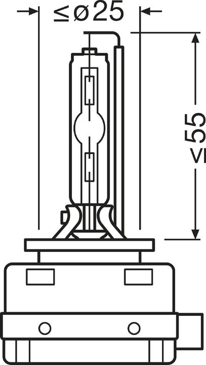 Actual product image Osram Night Breaker 220 (D1S)