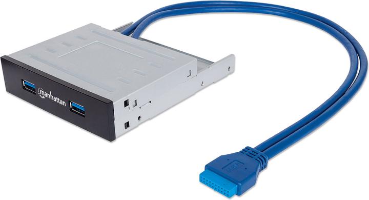 Immagine prodotto Manhattan Hub a 2 porte USB 3.0 sul pannello frontale (2 porte)