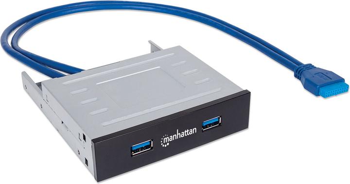Immagine prodotto Manhattan Hub a 2 porte USB 3.0 sul pannello frontale (2 porte)