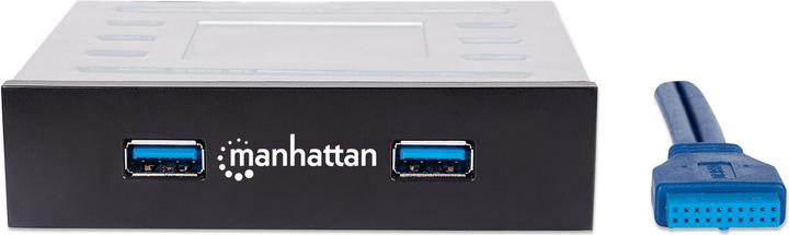 Immagine prodotto Manhattan Hub a 2 porte USB 3.0 sul pannello frontale (2 porte)