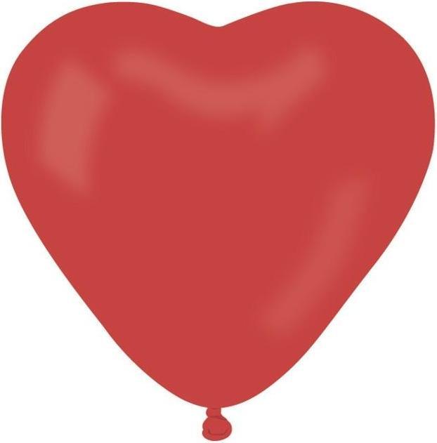 Produktbild GMR Rote Herzballons - 16 cm - 100 Stück. Universal (100 x)
