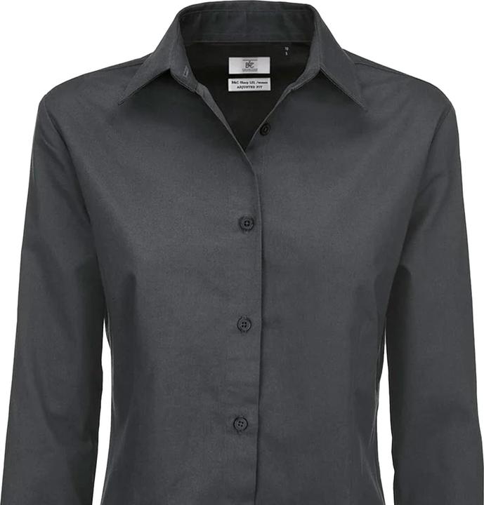 Produktbild B&C Sharp Twill Langarm Bluse (4XL)