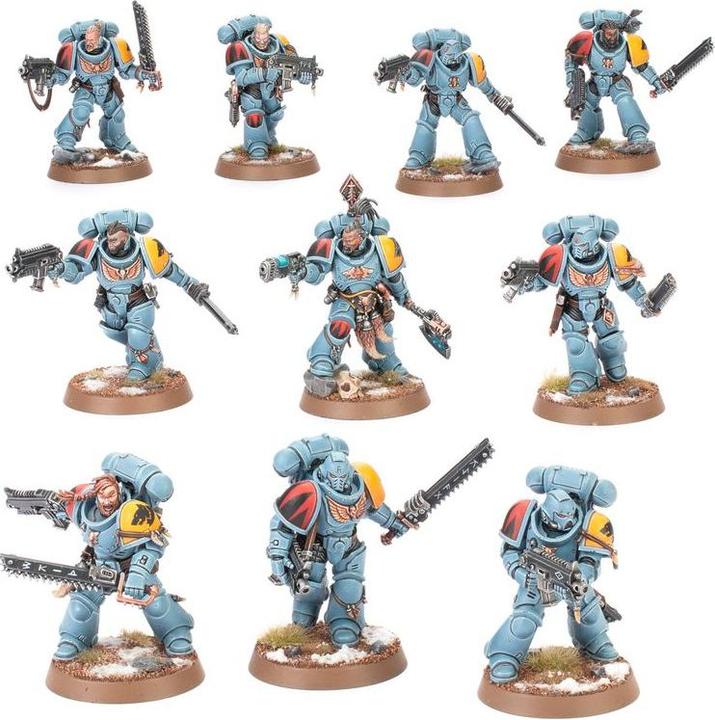 Actual product image Games Workshop Warhammer 40k - Space Wolves Chasseurs Gris (2025) (Plastic)
