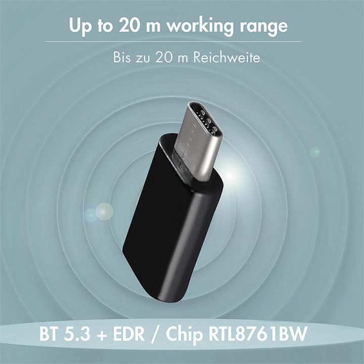 Produktbild LogiLink BT0048A (USB Typ-C, 1.43 cm)