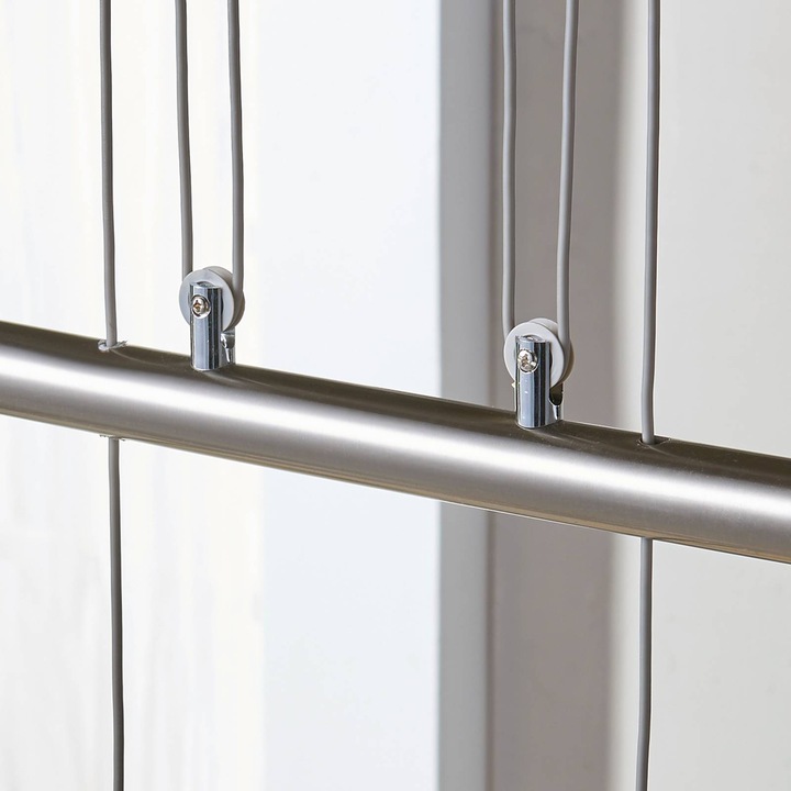 Produktbild Lindby Simeon Pendelleuchte White/Nickel (E14)