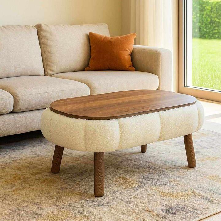 Actual product image Homitis Papatya Coffee Table (68 x 98 x 45 cm)