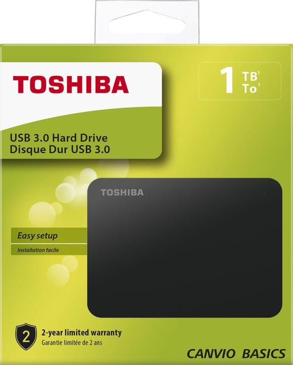 Actual product image Toshiba Canvio Basics (1 TB)