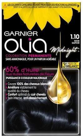 Produktbild Garnier Haarfarbe Olia 11 Black Light Sapphire (Black Light Sapphire)