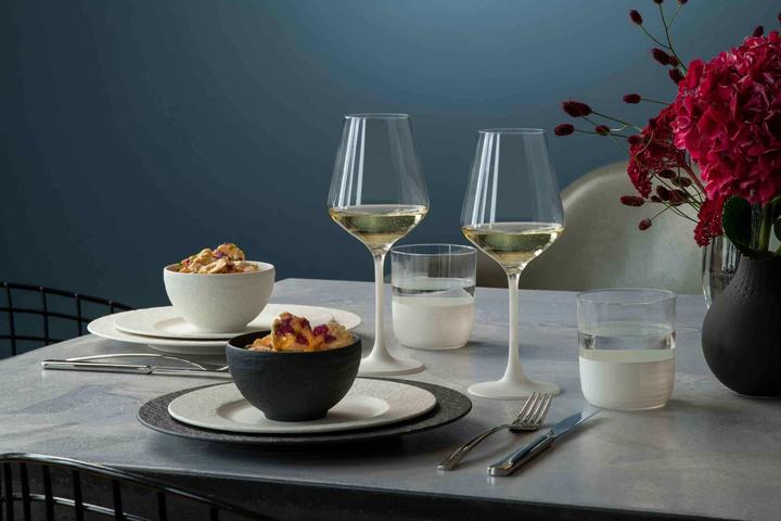 Actual product image Villeroy & Boch White wine glass, set of 4 Manufacture Rock blanc (38 cl, 4 Glasses, White wine glasses)