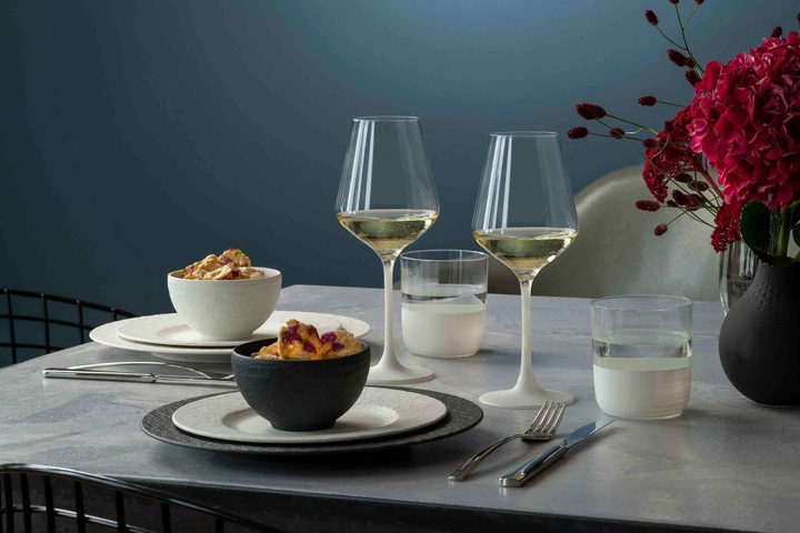 Image du produit Villeroy & Boch Verre à vin blanc, set de 4 pièces Manufacture Rock blanc (38 cl, 4 Verres, Verres à vin blanc)