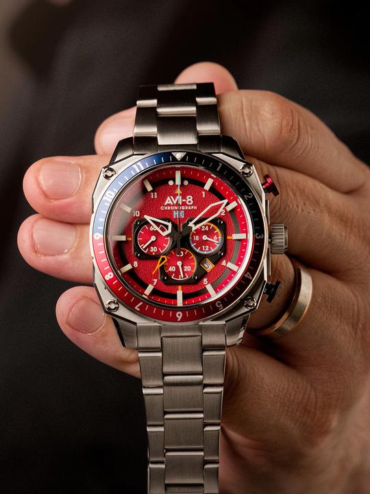 Immagine prodotto AVI-8 AV-4100-22 Hawker Hunter a tempo doppio (Cronografo)