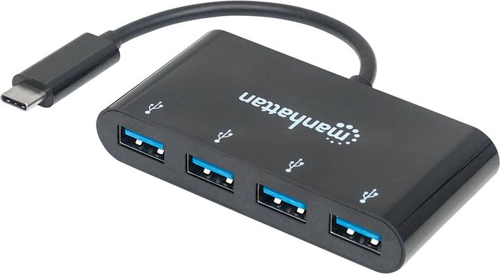 Immagine prodotto Manhattan Hub USB 3.0 a 4 porte con connettore USB-C (USB-C, 4 Porti)