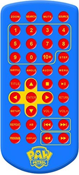 Actual product image Lexibook Portable DVD player in Paw Patrol design, with 7 inch display, USB connection and headphones (Portable DVD player)