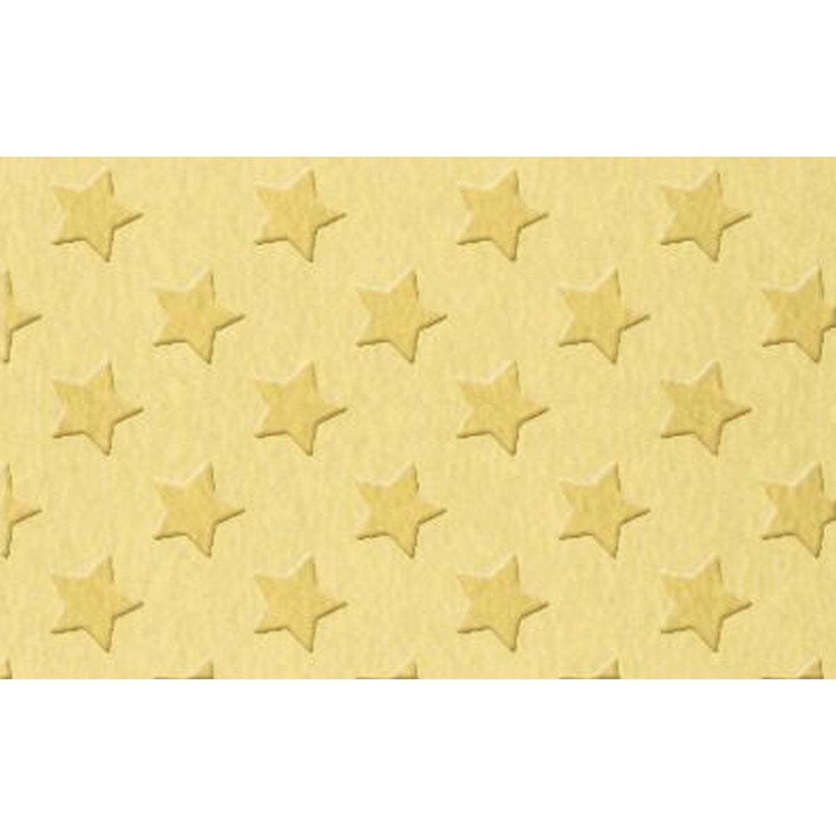 Ursus, Bastelpapier, Alu-Sternchenfolie Rolle 10mx50cm gold (1 x)