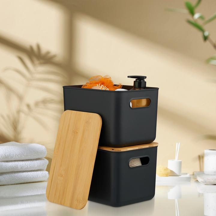 Actual product image Relaxdays 2x storage box (26 cm, 2x)