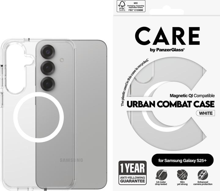 Immagine prodotto PanzerGlass CRRFUWQG37942, Cover, Samsung, Samsung - Galaxy S 2025 Plus, Trasparente