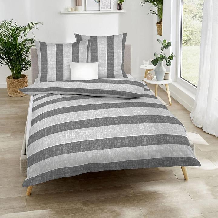 Actual product image Kaeppel Mako-Satin Bettwäsche College (Bedding set, 155x220 cm + 80x80 cm)