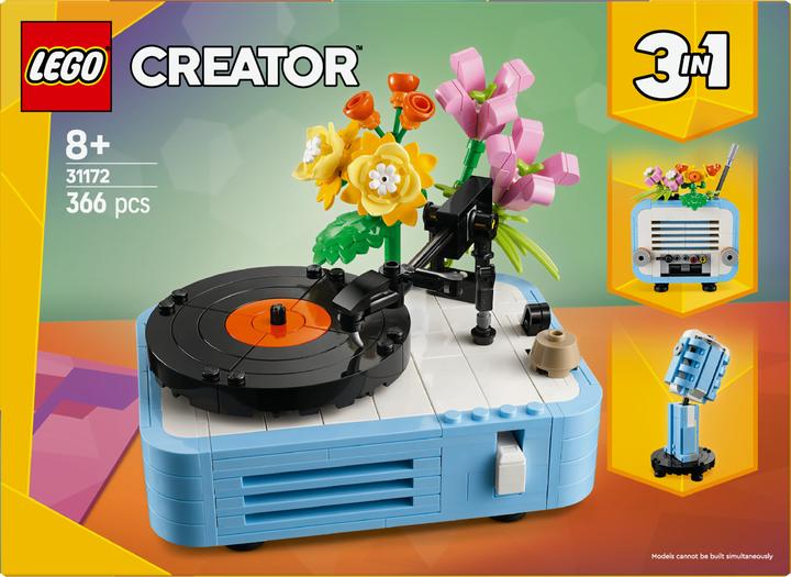 Produktbild LEGO Plattenspieler mit Blumen