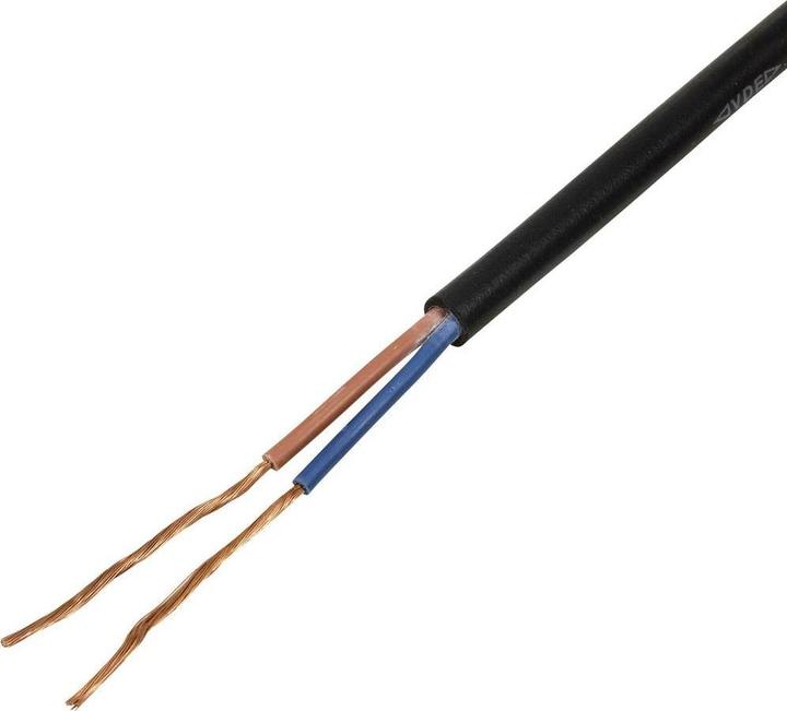 Tru Components TC-13389172 Gummischlauchleitung H05RN-F 2 x 1 mm² Schwarz 100 m (100 m)