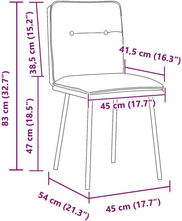 Image du produit vidaXL Esszimmerstuhl