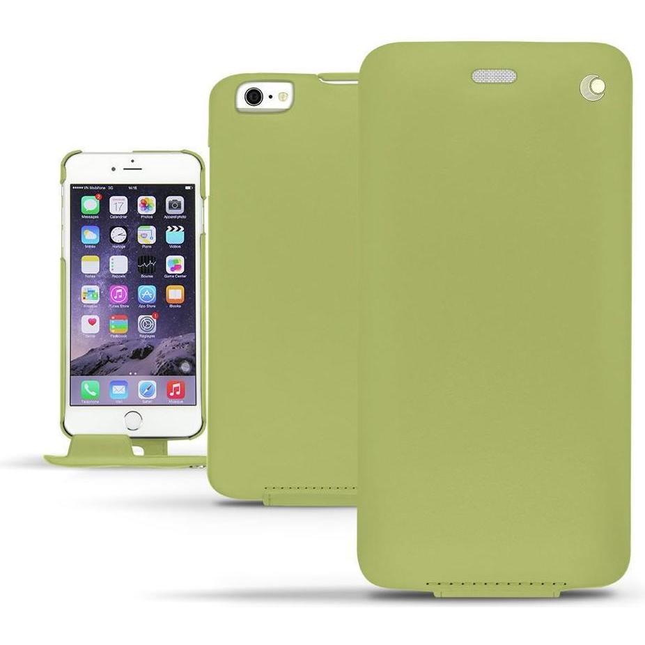 Noreve Lederschutzhülle vertikal (Apple iPhone 6 Plus), Smartphone Hülle, Grün