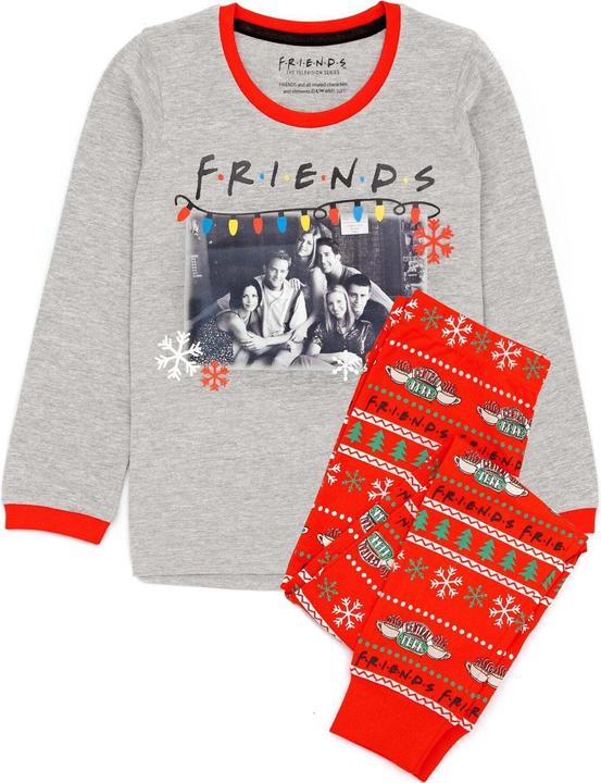 Produktbild Friends Schlafanzug Mädchen Weihnachtliches Design (128)