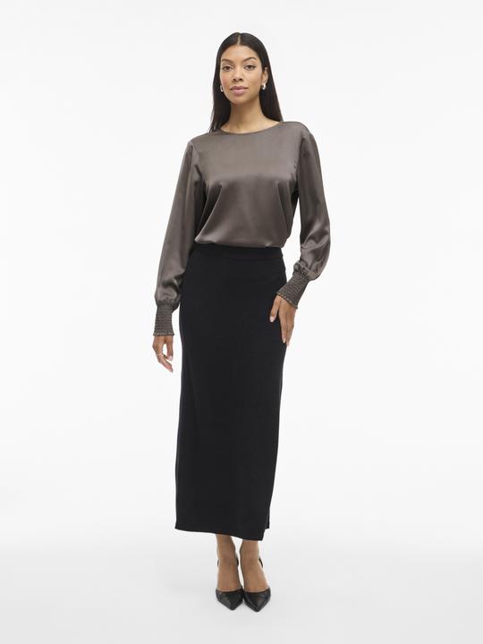 Produktbild Vila VIELLETTE Rundhals Oberteil mit langen Ärmeln (34)