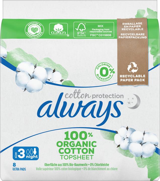 Always Ultra Binde Cotton Protection (8 x)