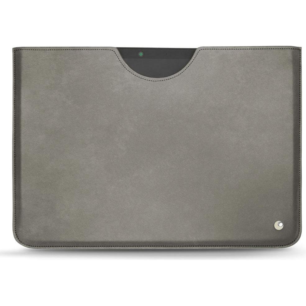 Noreve Lederschutzhülle (Microsoft Surface Pro X), Tablet Hülle, Grau