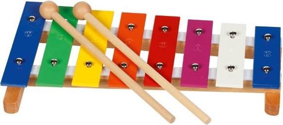 Produktbild Goki Xylophon 8 Töne (Deutsch, Englisch, Französisch, Italienisch)