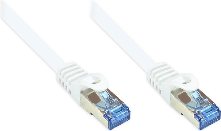 Produktbild Good Connections RNS® Patchkabel mit Rastnasenschutz, Cat. 6A, S/FTP, PiMF, halogenfrei, 500MHz, weiss, 40m (S/FTP, CAT6a, 40 m)