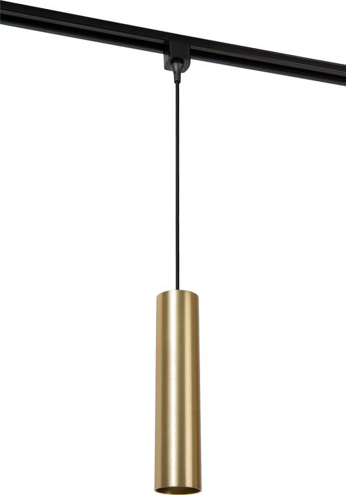 Produktbild Lucide TRACK FLORIS pendel - Schienensystem - 1xGU10 - Mattes Gold / Messing 09955/01/02 (GU10)