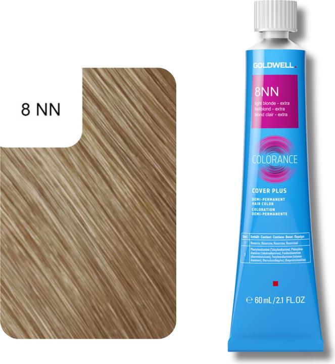Actual product image Goldwell Colorance Tube Demi-Permanente (8NN Light Blonde Extra)