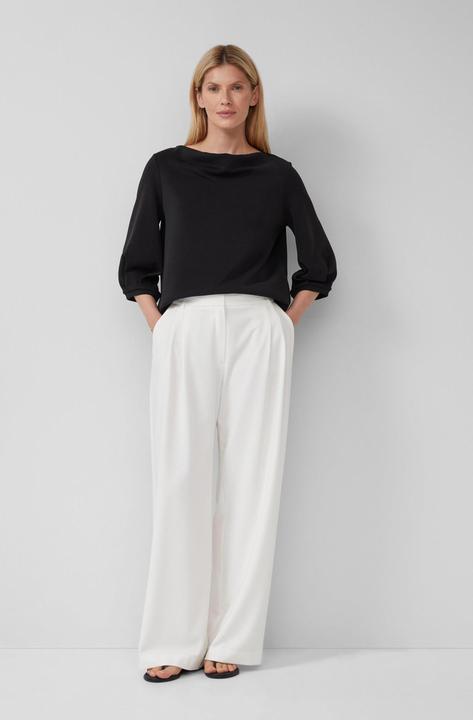 Produktbild s.Oliver Sweatshirt Weiches Sweatshirt aus Scuba mit Wasserfall-Ausschnitt (48)