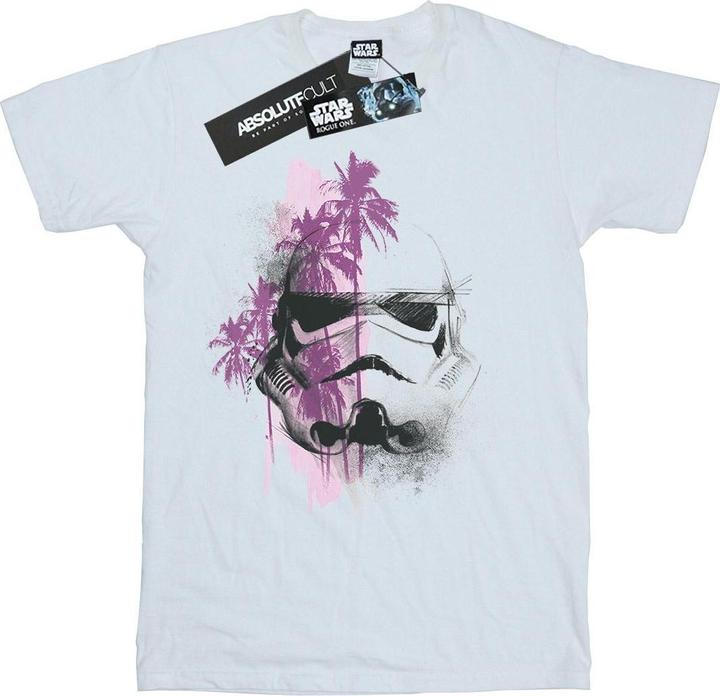 Immagine prodotto Star Wars Rogue One Stormtrooper Palm Trees Maglietta Ragazzi (128)