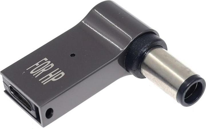 Actual product image PowerGuard USB-C to HP Notebook Charger Adapter (7.4 x 5 mm, 0.6mm) (100 W)
