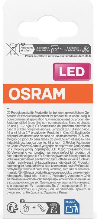 Actual product image Osram Star Classic P (E14, 380 lm, 1 x)