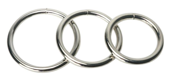 Produktbild Master Series Trine - Steel Cockring Collection (4 cm)