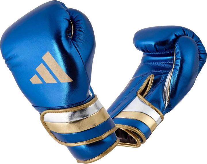 adidas Boxing gloves Speed 500 blue/gold Microfibre, ADISBG501 (20 OZ)