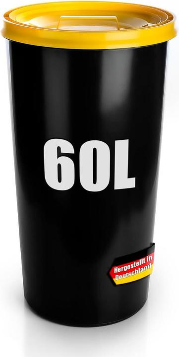 Produktbild BigDean Wetterfeste Mülltonne mit luftdichtem Deckel (60 l)