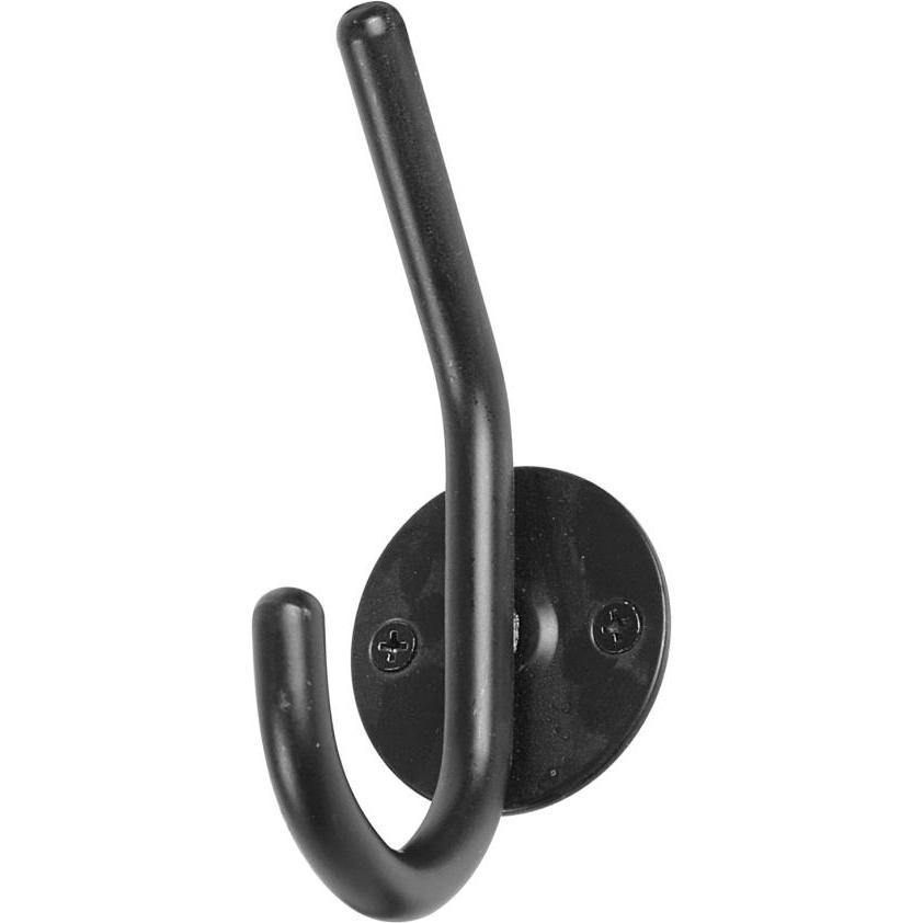Home It, Garderobe + Kleiderhaken, Hattekrog enkelt A4 - sort