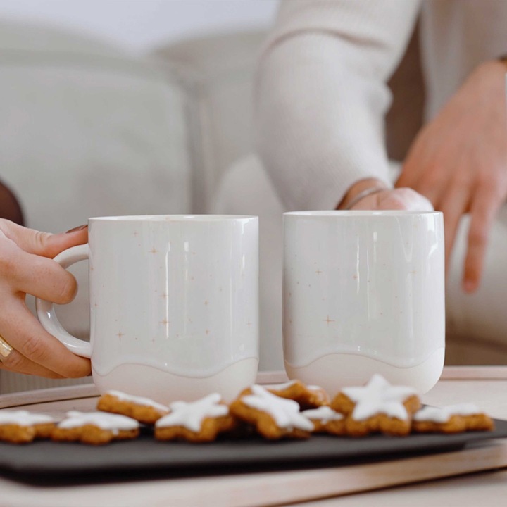 Produktbild Like. by Villeroy & Boch Becher mit Henkel Winter Glow (360 ml, 1 x)