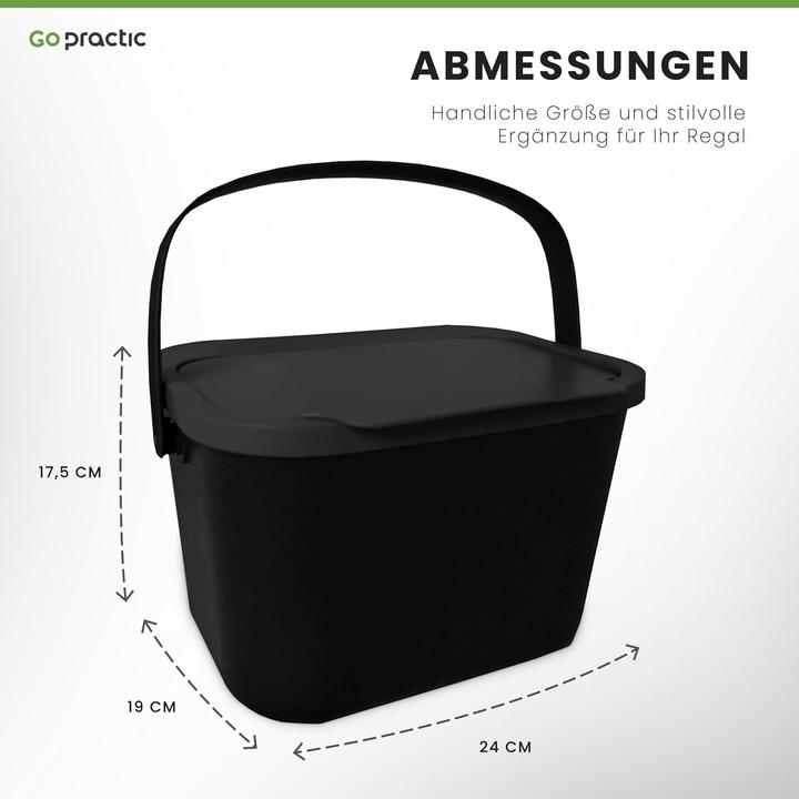 Produktbild Go Practic Biomülleimer (6 l)