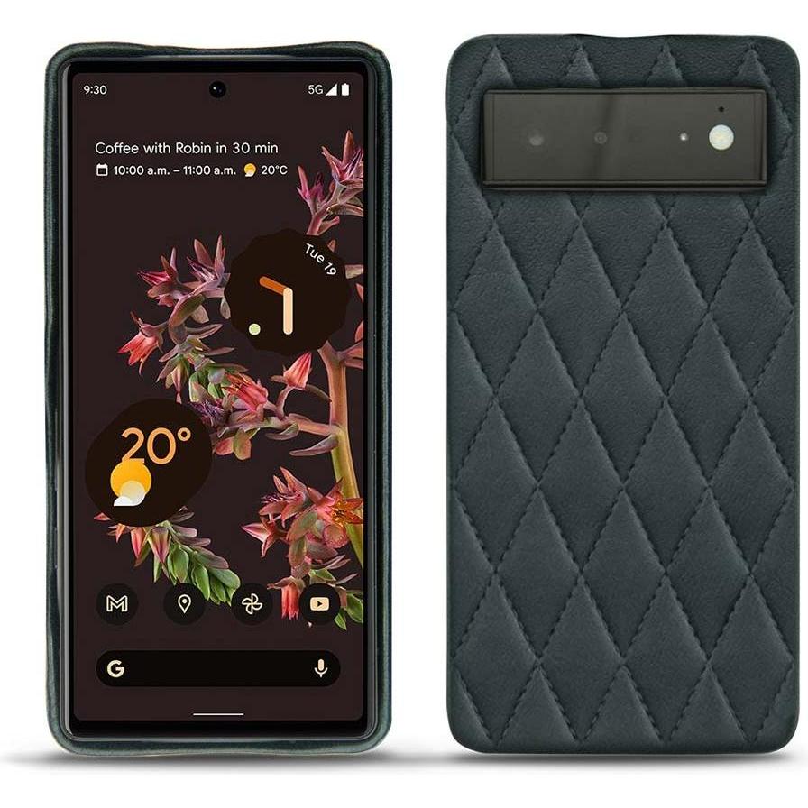 Noreve Lederschutzhülle (Google Pixel 6), Smartphone Hülle, Blau