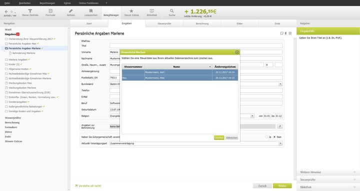 Produktbild Lexware TAXMAN 2023 für Vermieter 1 Benutzer Download Win, Deutsch (06860-2014) 1 license(s) (1 User, 12 Monate)
